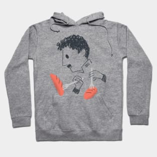 Charles Chaplin Forks and bread dance Hoodie